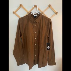 Volcom Long Sleeve Button Down Large